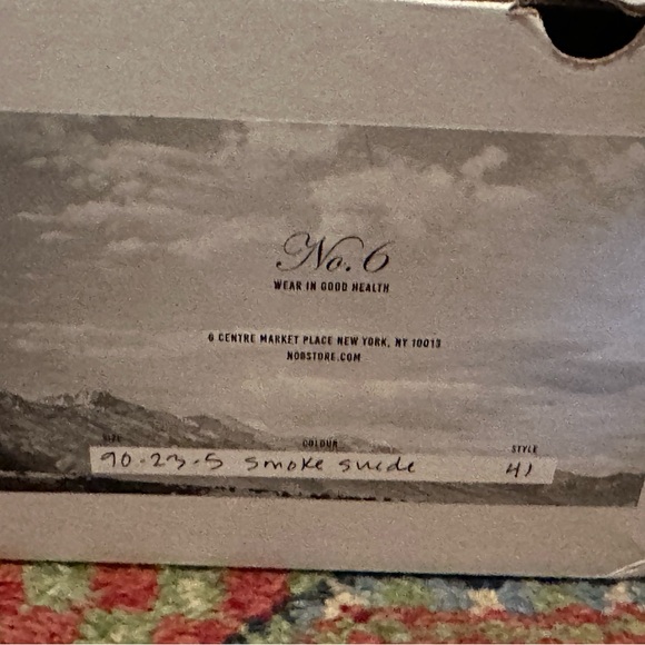 No. 6 Brown Suede Ankle Boots shearling lined 41 - Picture 5 of 5